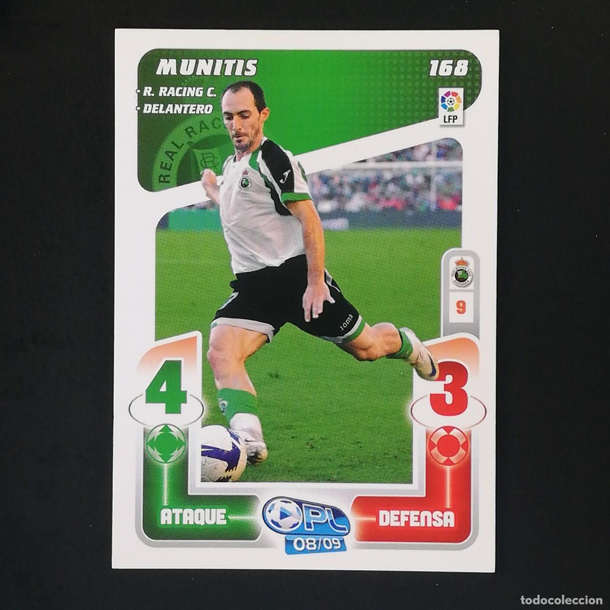 168 munitis - real racing club 2008 2009 play - Buy Collectible football  stickers on todocoleccion