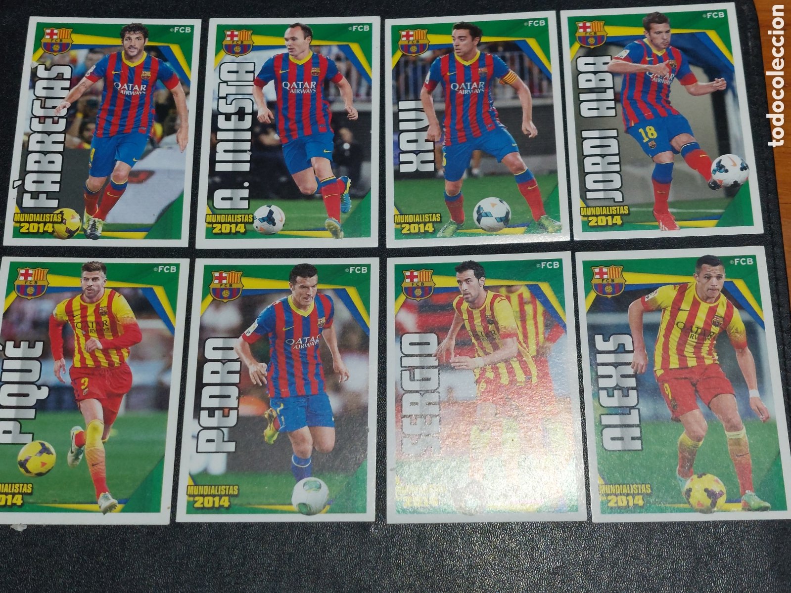 lote de 8 cromos fútbol colección oficial del f - Buy Collectible football  stickers on todocoleccion