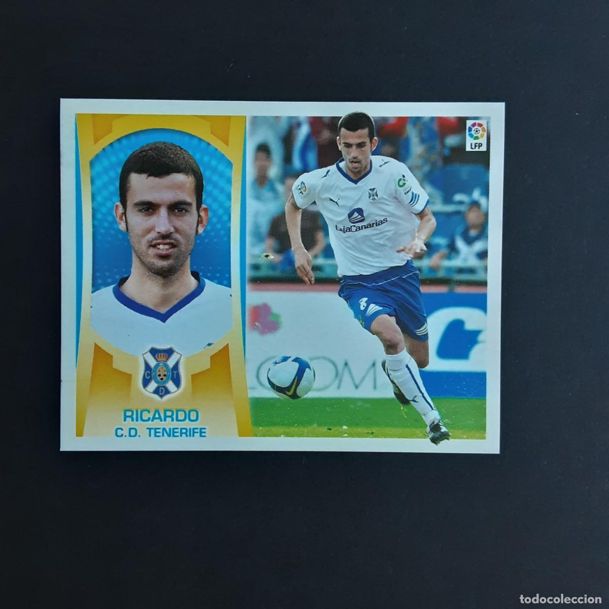 Football Stickers: CROMO LIGA 2009 2010 09 10 COLECCIONES ESTE PANINI N&ordm;8 RICARDO-TENERIFE NUNCA PEGADO