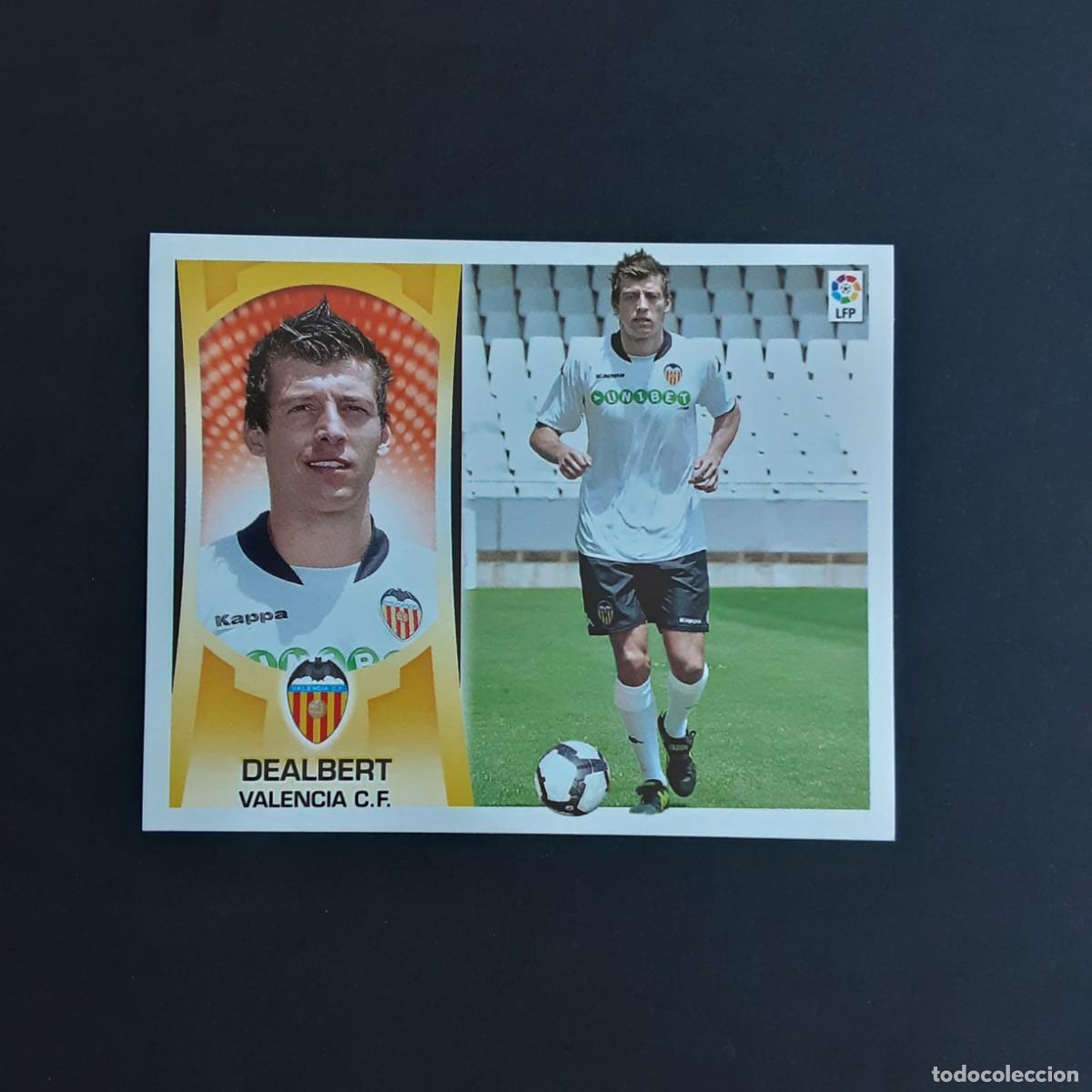 Cromos de f&uacute;tbol: CROMO LIGA 2009 2010 09 10 COLECCIONES ESTE PANINI N&ordm;7A DEALBERT-VALENCIA NUNCA PEGADO