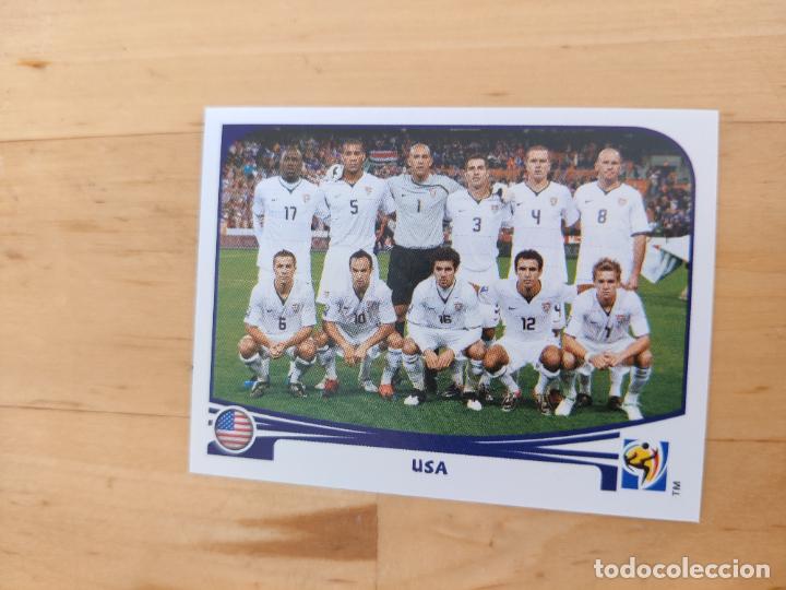 Fu&szlig;ball-Sticker: 201 alineacion USA cromo mundial 2010 10 sin pegar world cup sudafrica south africa