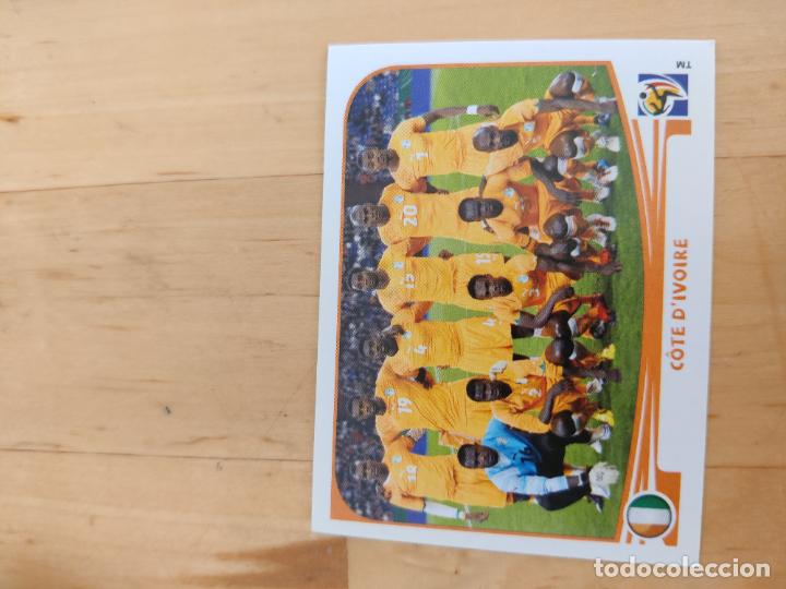 Fu&szlig;ball-Sticker: 524 alineacion costa de marfil cromo mundial 2010 10 sin pegar world cup sudafrica south africa