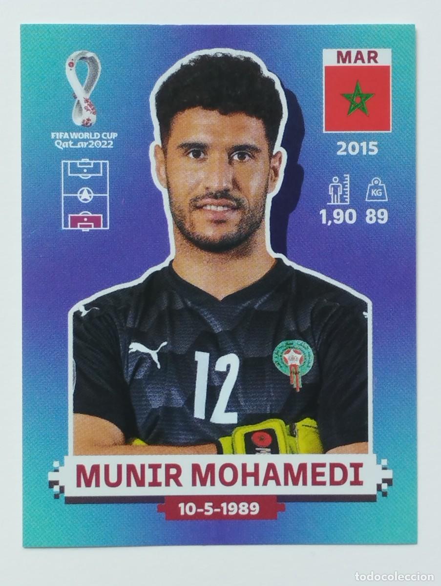 Cromos de f&uacute;tbol: CROMO STICKER PANINI COPA MUNDIAL DE FUTBOL QATAR 22 2022- MOHAMEDI MAR4 MAR 4 MARRUECOS