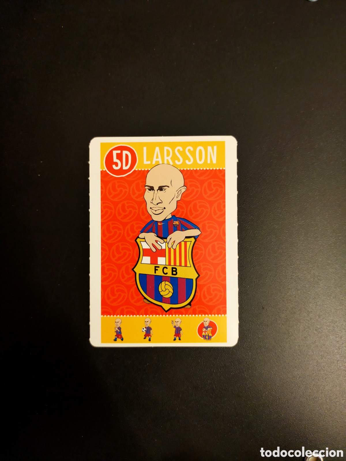 Figurine di Calcio: CARTA BAR&Ccedil;A TOONS JUEGO DE CARTAS LARSSON 5 D