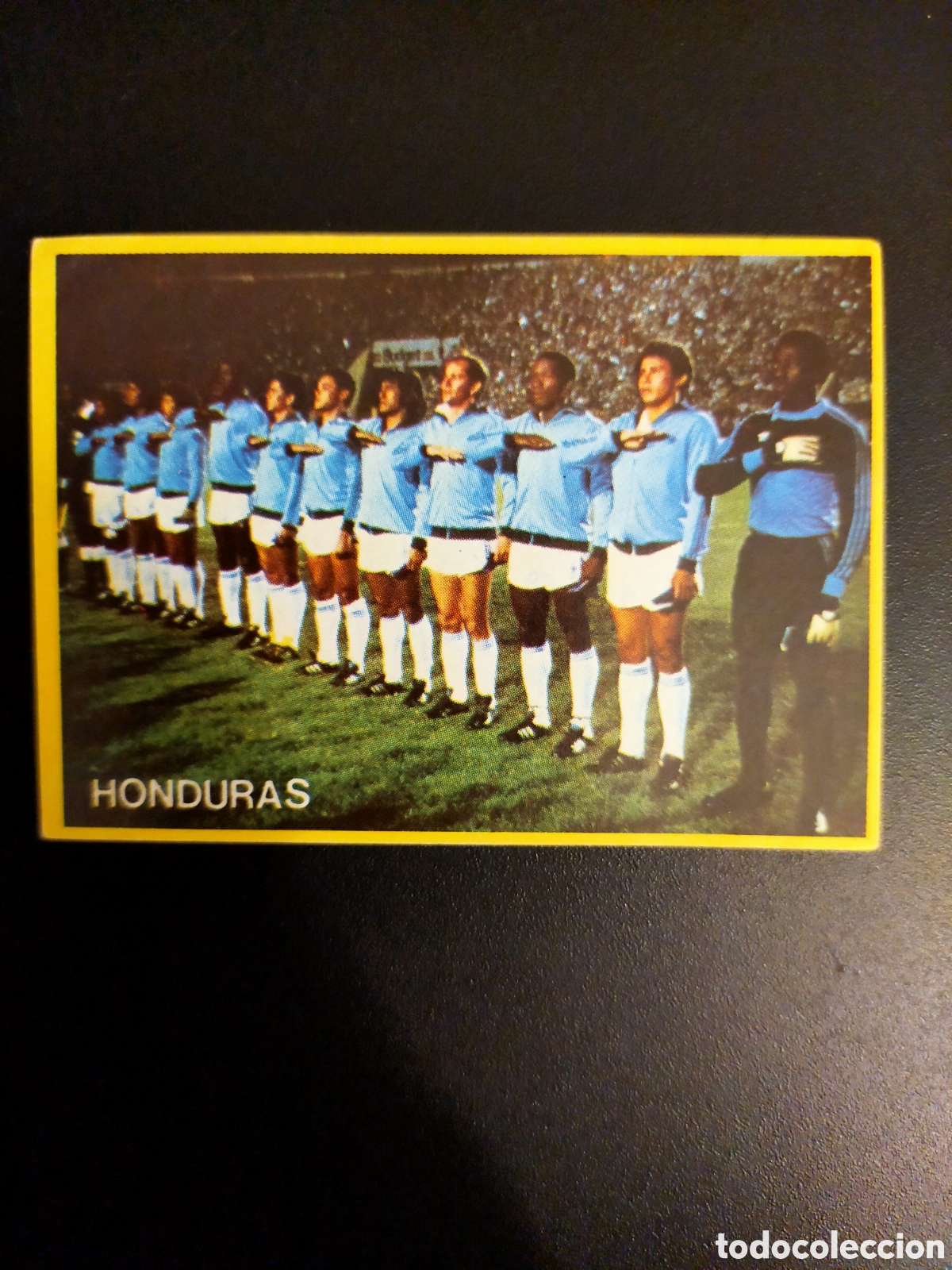 Cromos de F&uacute;tbol: CROMO NUNCA PEGADO EN BUEN ESTADO MUNDIAL 82 FUTBOL EN ACCION DANONE N 54 HONDURAS