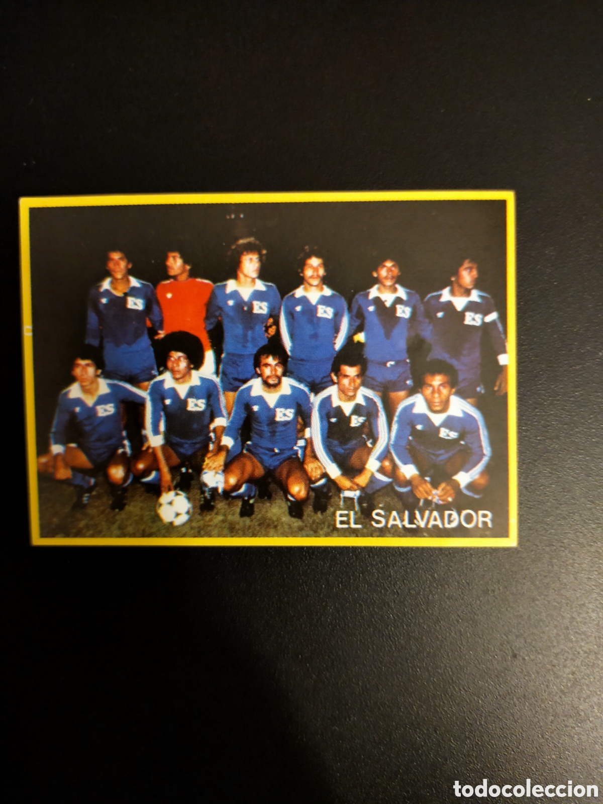 Cromos de F&uacute;tbol: CROMO NUNCA PEGADO EN BUEN ESTADO MUNDIAL 82 FUTBOL ACCION DANONE N 55 EL SALVADOR