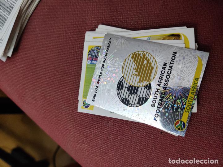 Cromos de F&uacute;tbol: 31 escudo sudafrica mundial 2010 10 sudafrica sin pegar south africa world cup