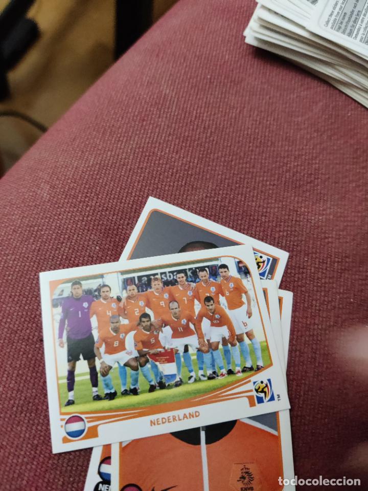 Fu&szlig;ball-Sticker: 334 holanda mundial 2010 10 sudafrica sin pegar south africa world cup