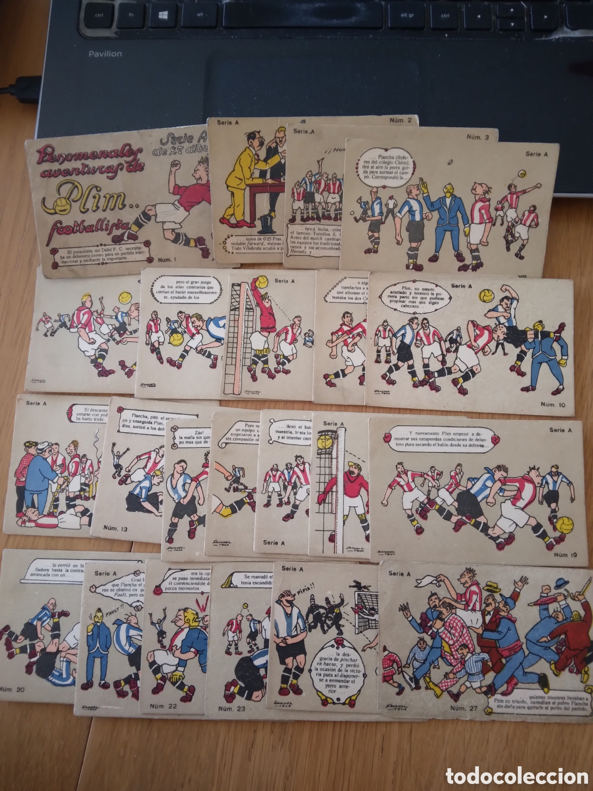 Football Stickers: 20 cromos futbol, fenomenales aventuras de plim footbalista, sin publicidad