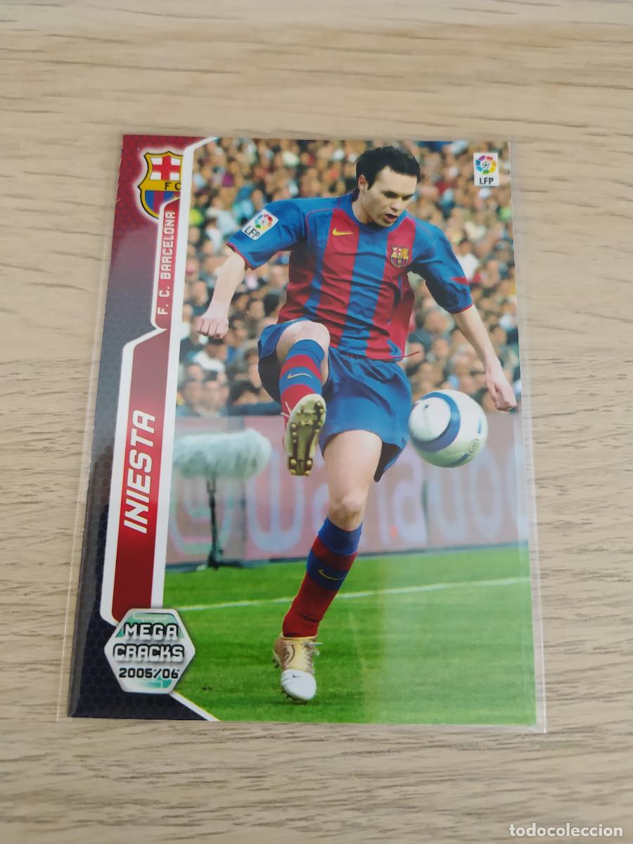 Fu&szlig;ball-Sticker: INIESTA n&ordm; 67 MEGACRACKS 2005 2006 FC BARCELONA