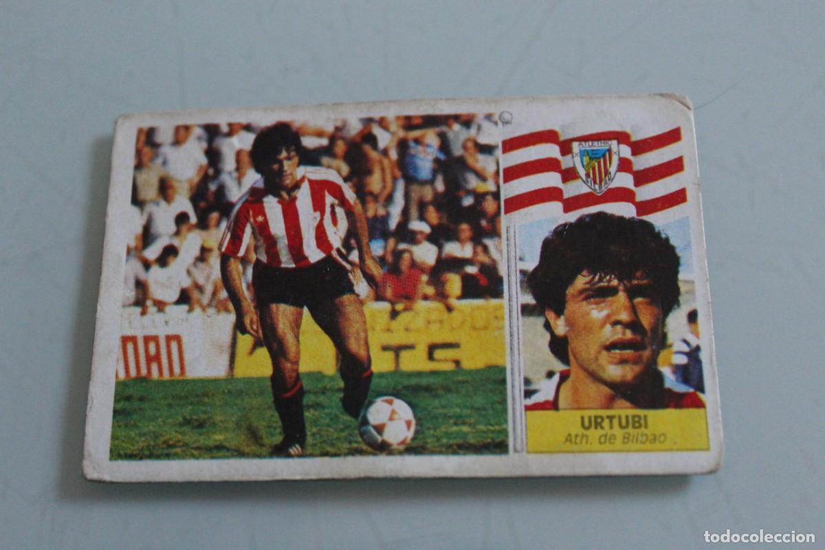 Cromos de f&uacute;tbol: ESTE 86 87 URTUBI ERROR DE IMPRESI&Oacute;N - Foto 1