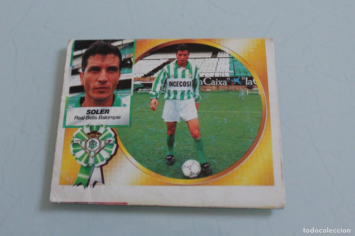 Cromos de f&uacute;tbol: ESTE 94 95 SOLER ERROR DE CORTE - Foto 1