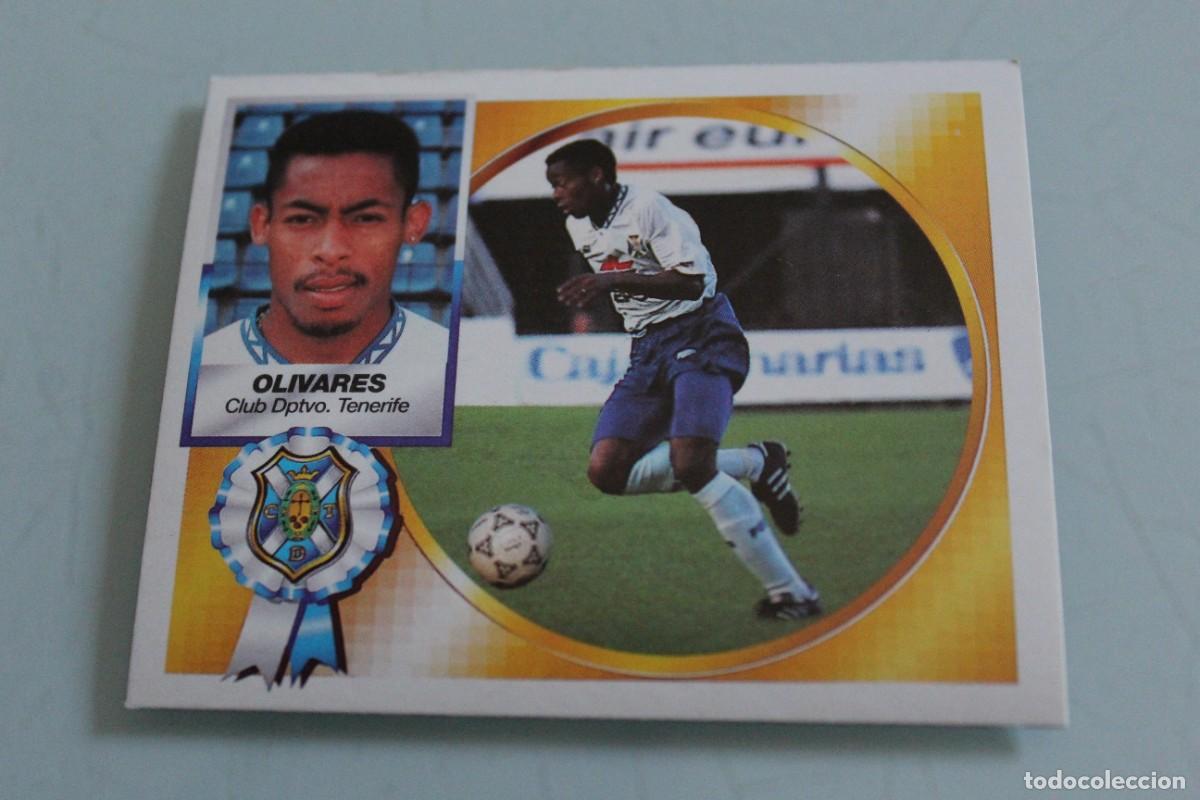 Cromos de f&uacute;tbol: ESTE 94 95 OLIVARES TRASERA PLATEADA - Foto 2