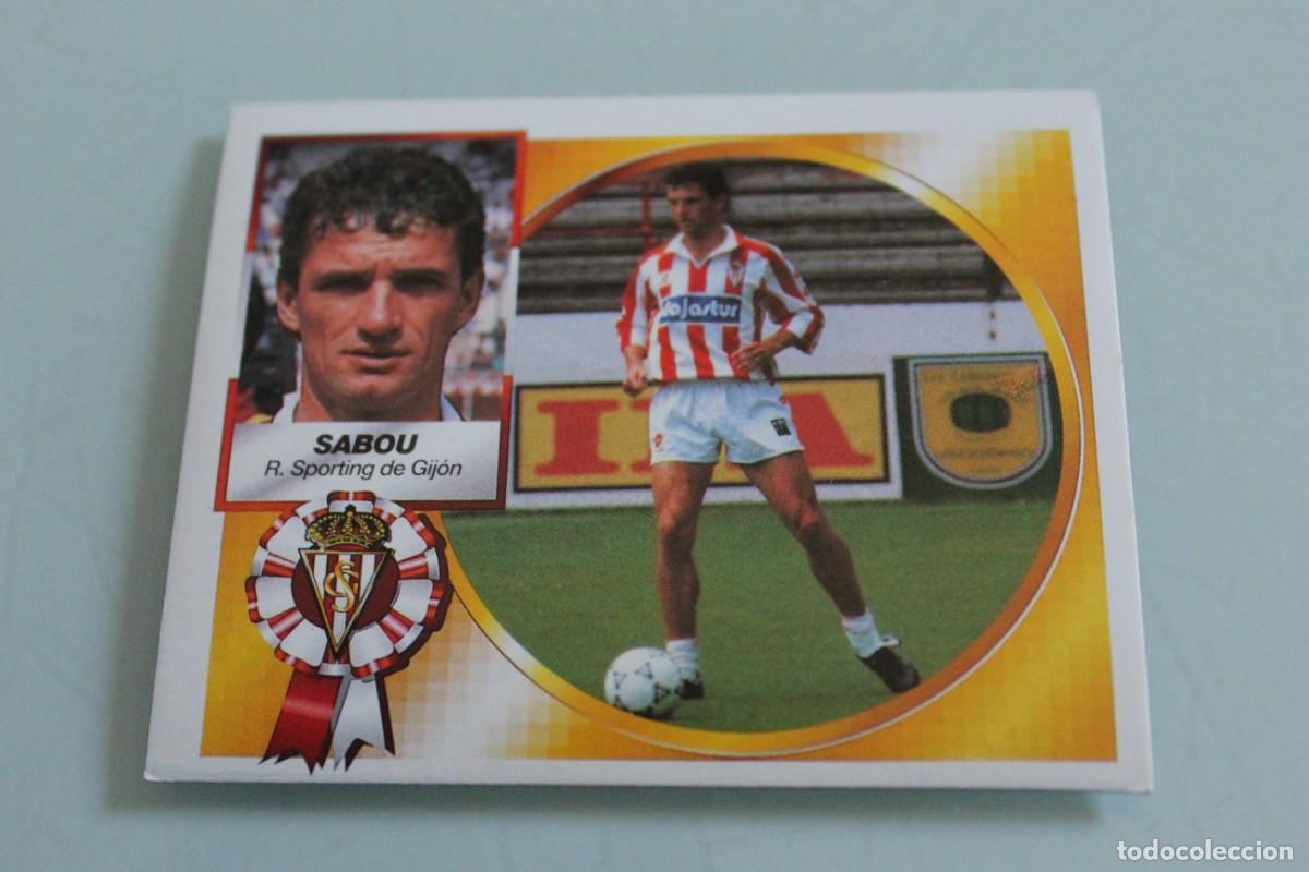 Cromos de f&uacute;tbol: ESTE 94 95 SABOU TRASERA PLATEADA - Foto 2