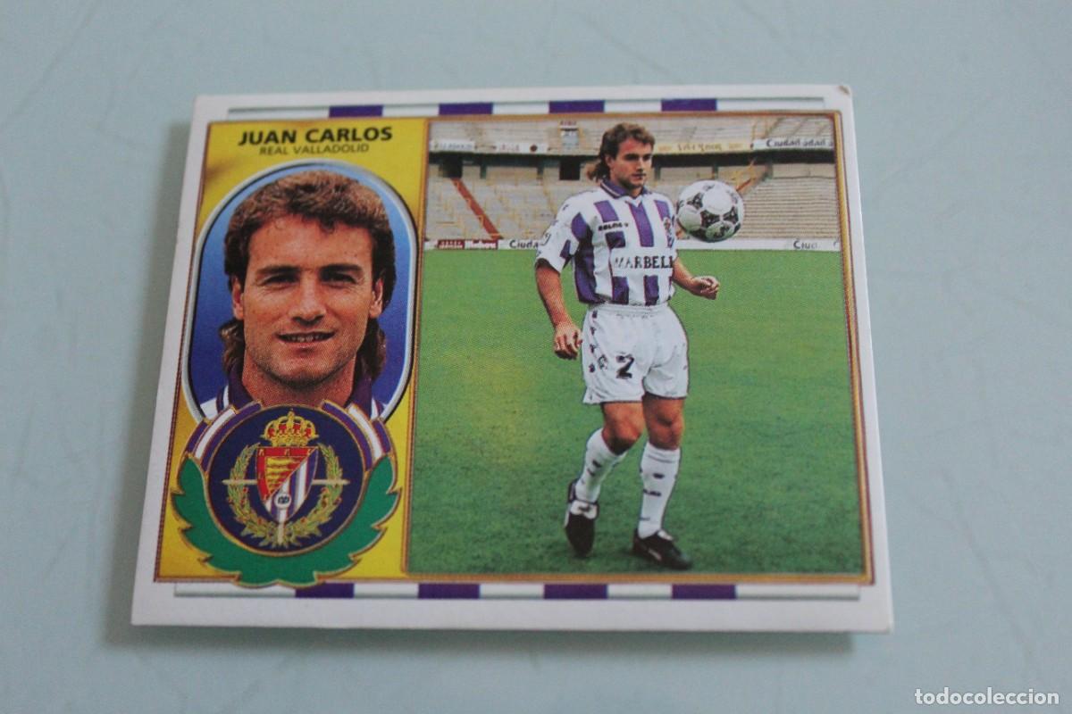 Cromos de f&uacute;tbol: ESTE 96 97 JUAN CARLOS ERROR DE IMPRESI&Oacute;N - Foto 1