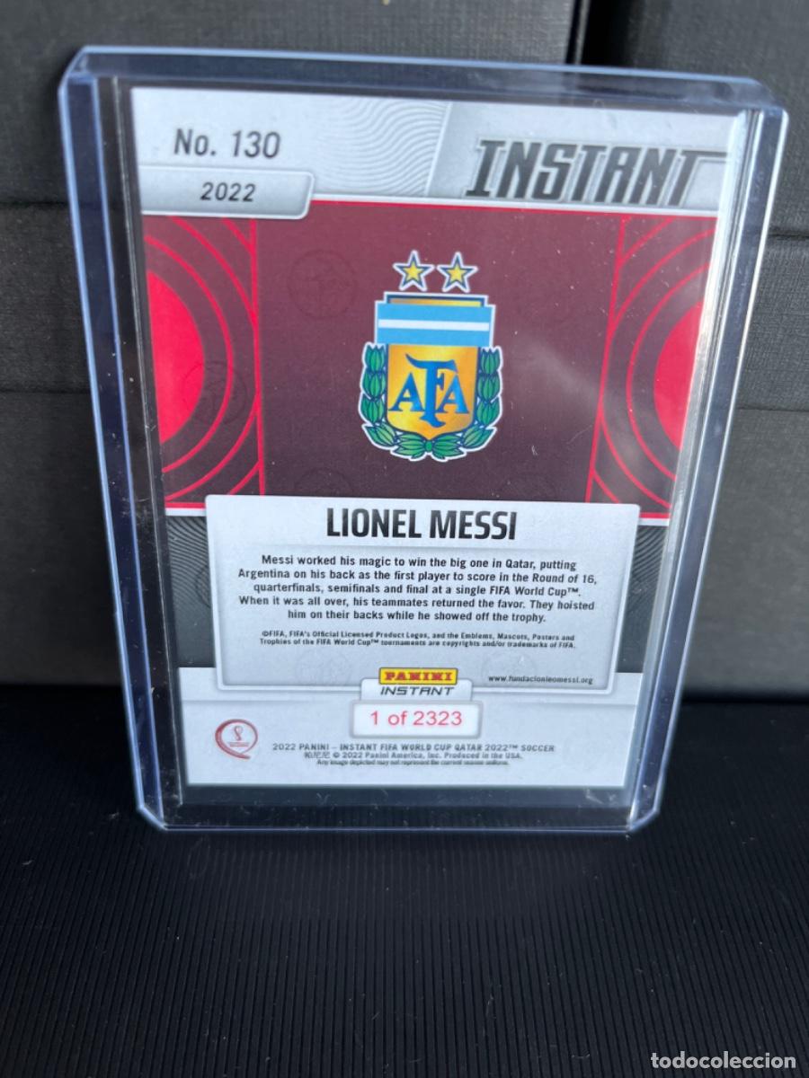 Cromos de f&uacute;tbol: Cromo de Messi panini instant - Foto 2