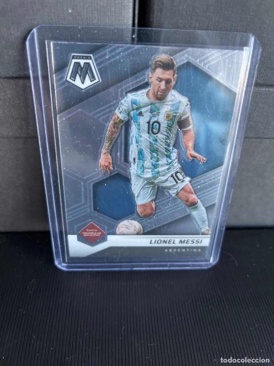 Cromos de f&uacute;tbol: Cromo de Messi panini mosaico - Foto 1