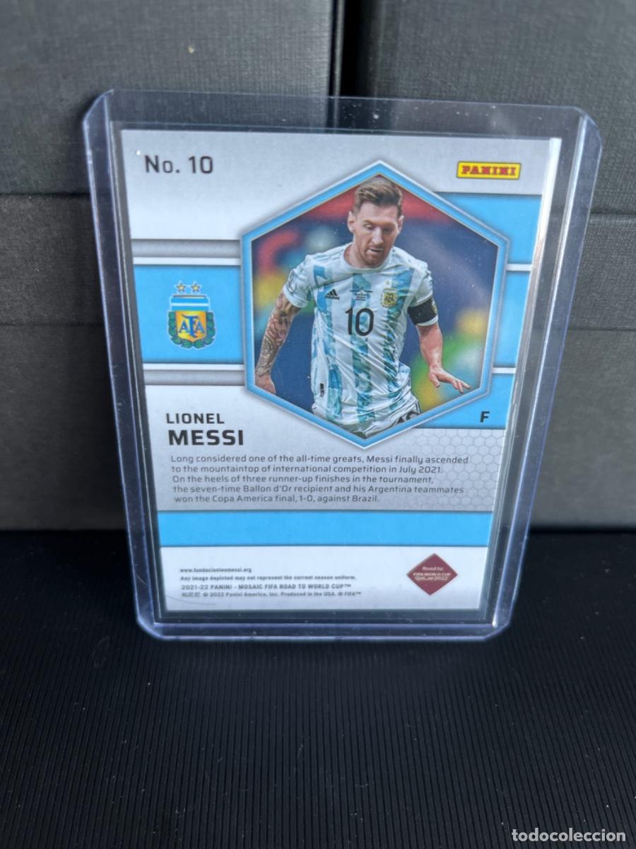 Cromos de f&uacute;tbol: Cromo de Messi panini mosaico - Foto 2