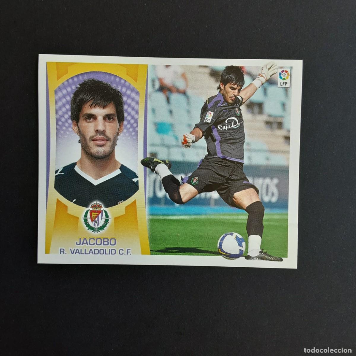 Cromos de f&uacute;tbol: CROMO LIGA 2009 2010 09 10 COLECCIONES ESTE PANINI N&ordm;2 JACOBO-VALLADOLID NUNCA PEGADO
