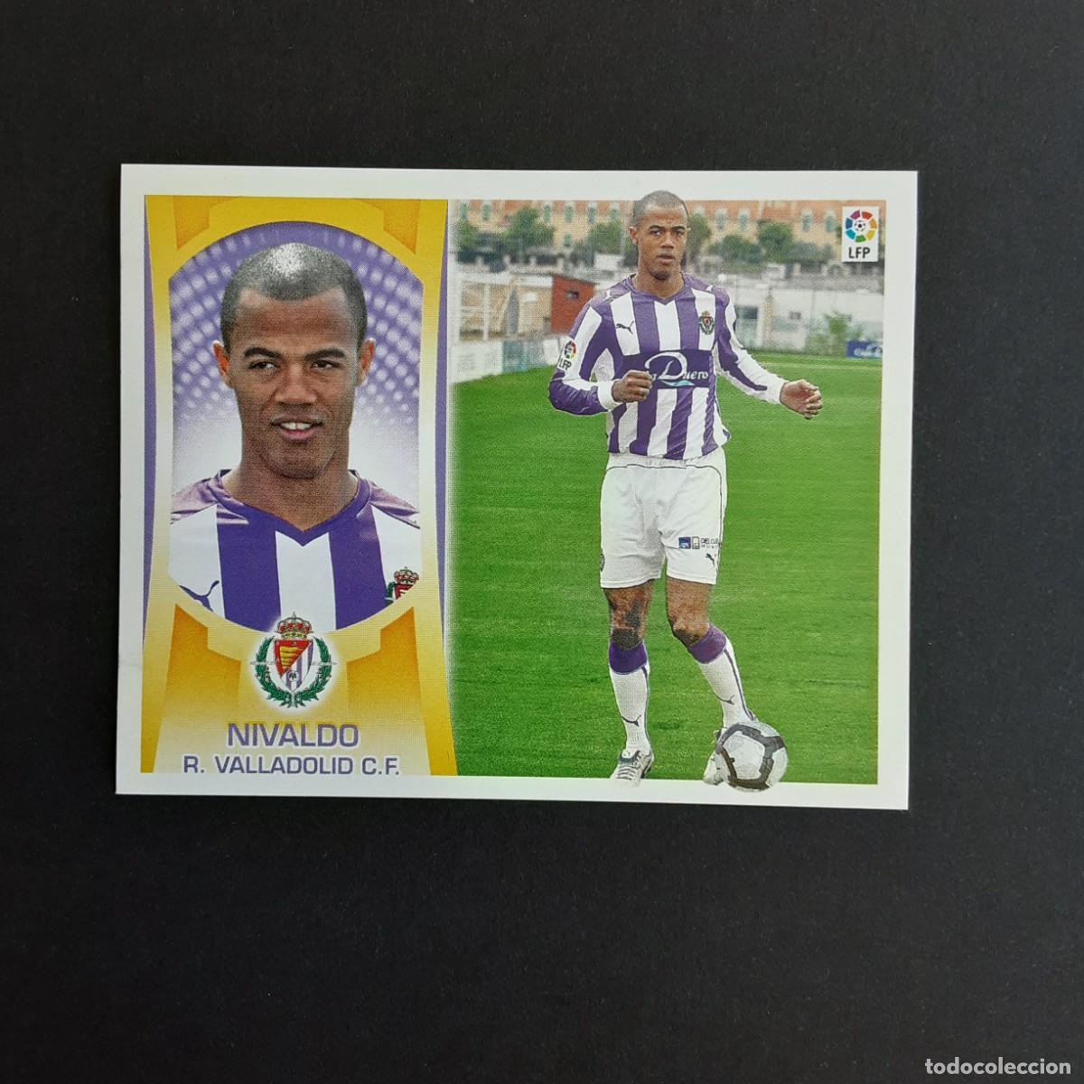 Football Stickers: CROMO LIGA 2009 2010 09 10 COLECCIONES ESTE PANINI N&ordm;5 NIVALDO-VALLADOLID NUNCA PEGADO