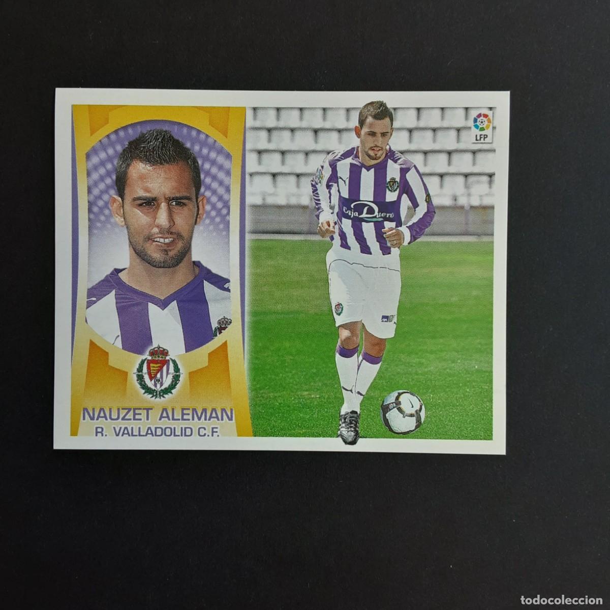 Cromos de f&uacute;tbol: CROMO LIGA 2009 2010 09 10 COLECCIONES ESTE PANINI N&ordm;11B NAUZET ALEMAN-VALLADOLID NUNCA PEGADO