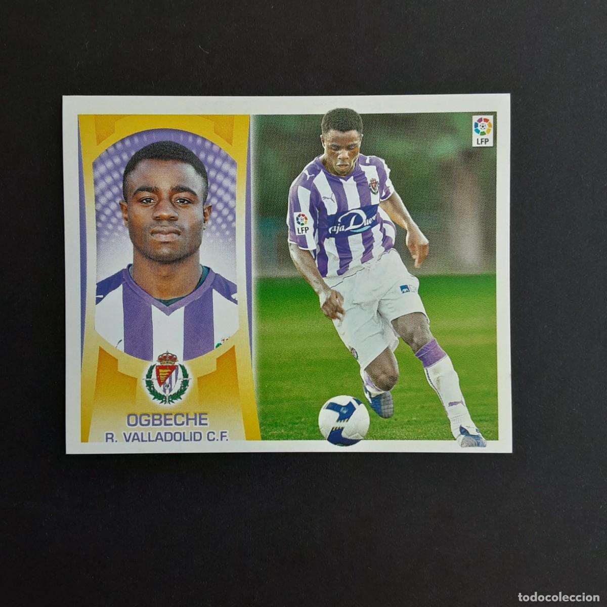 Football Stickers: CROMO LIGA 2009 2010 09 10 COLECCIONES ESTE PANINI N&ordm;16 OGBECHE-VALLADOLID NUNCA PEGADO