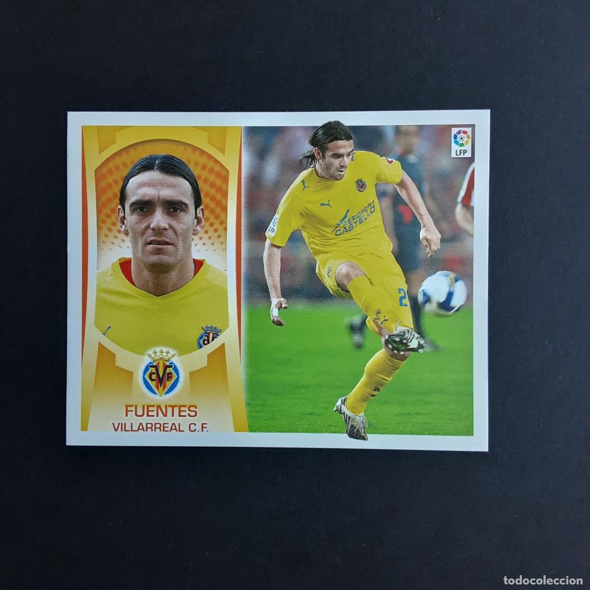 Cromos de f&uacute;tbol: CROMO LIGA 2009 2010 09 10 COLECCIONES ESTE PANINI N&ordm;4B FUENTES-VILLARREAL NUNCA PEGADO