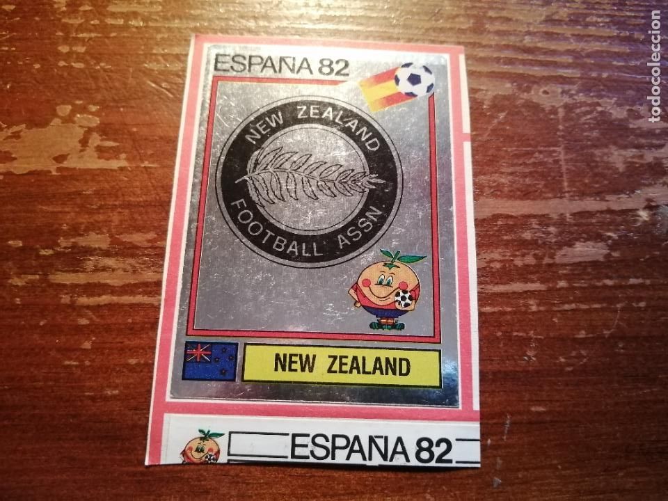 Cromos de f&uacute;tbol: cromo futbol de panini mundial 82 escudo nueva zelanda numero 418