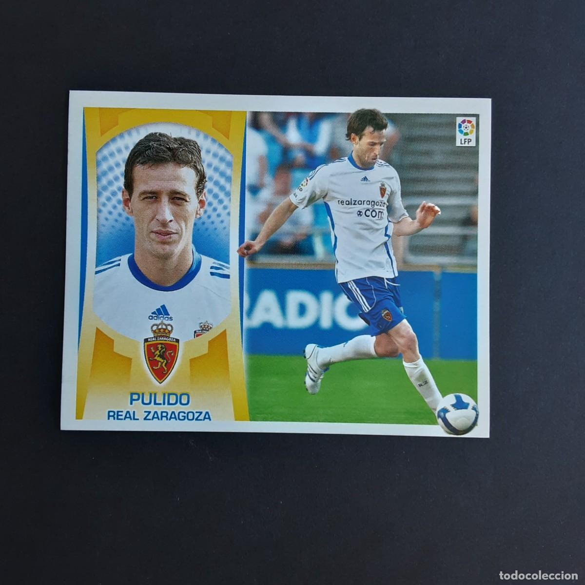 Football Stickers: CROMO LIGA 2009 2010 09 10 COLECCIONES ESTE PANINI N&ordm;6A PULIDO-ZARAGOZA NUNCA PEGADO