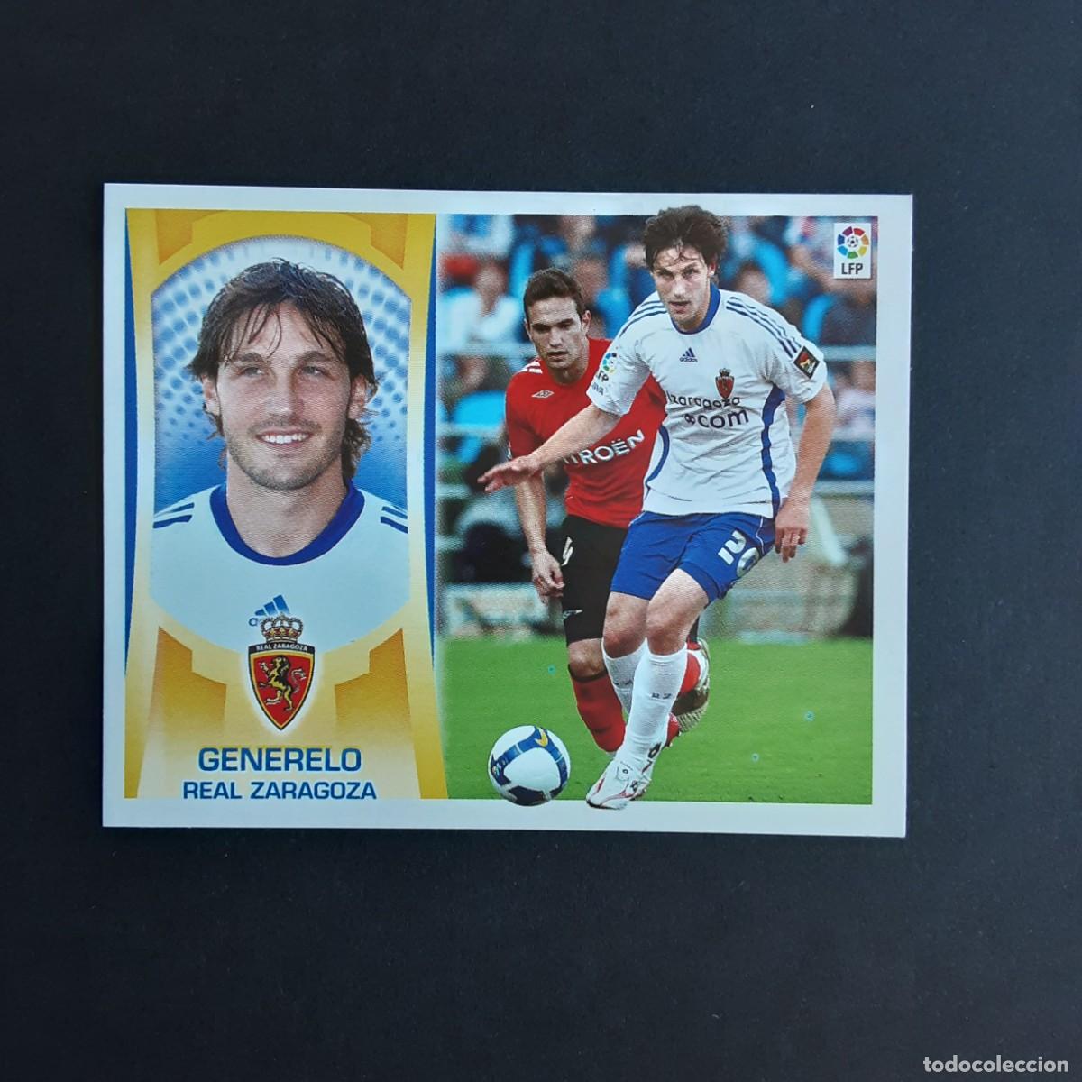 Cromos de F&uacute;tbol: CROMO LIGA 2009 2010 09 10 COLECCIONES ESTE PANINI N&ordm;12 GENERELO-ZARAGOZA NUNCA PEGADO