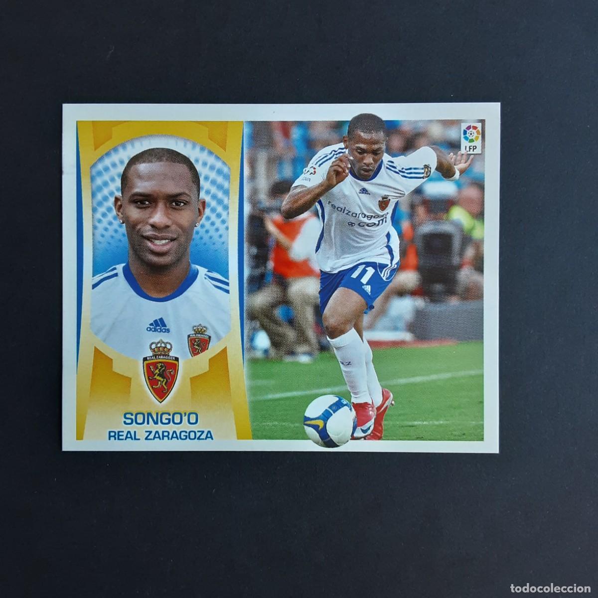 Cromos de f&uacute;tbol: CROMO LIGA 2009 2010 09 10 COLECCIONES ESTE PANINI N&ordm;13 SONGO'O-ZARAGOZA NUNCA PEGADO