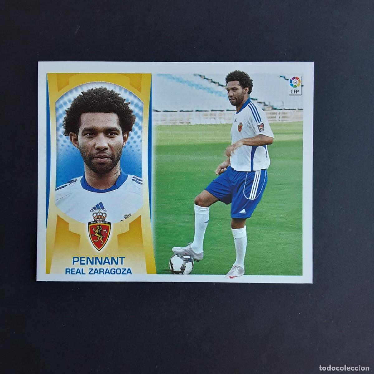 Football Stickers: CROMO LIGA 2009 2010 09 10 COLECCIONES ESTE PANINI N&ordm;14 PENNANT-ZARAGOZA NUNCA PEGADO