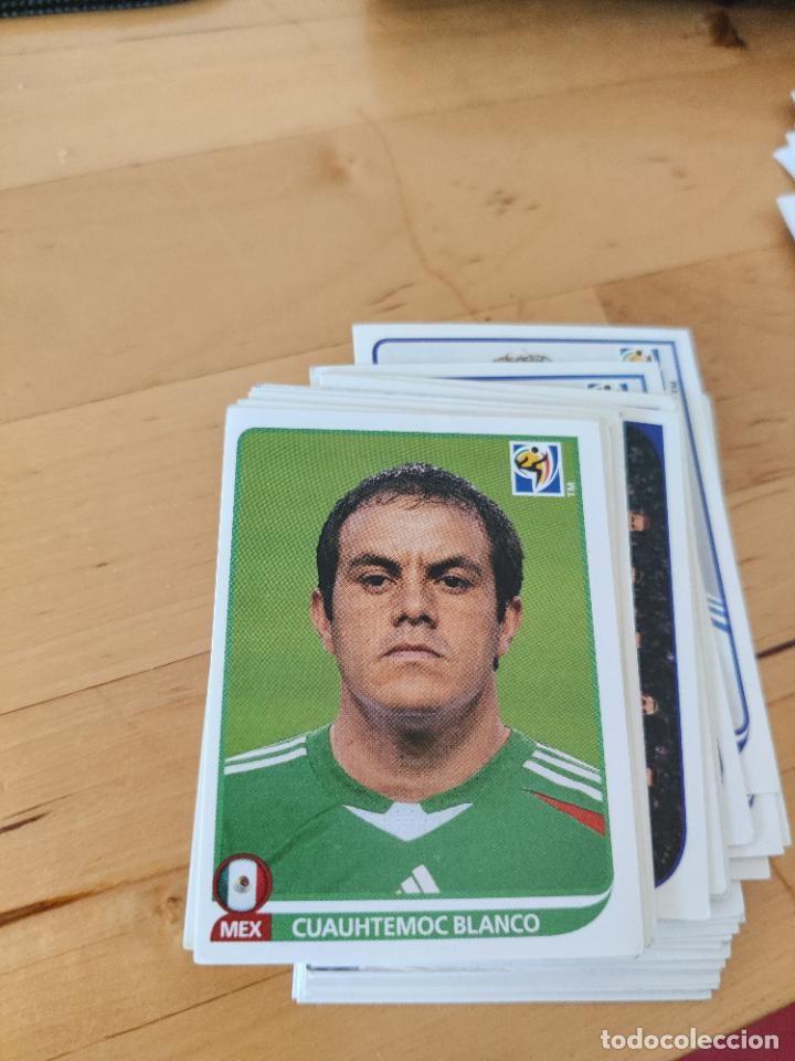 Fu&szlig;ball-Sticker: blanco 63 mexico mundial sudafrica world cup 2010 10 sin pegar campeones