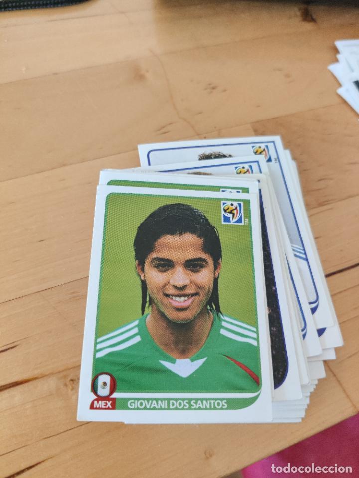 Fu&szlig;ball-Sticker: dos santos 61 mexico mundial sudafrica world cup 2010 10 sin pegar campeones