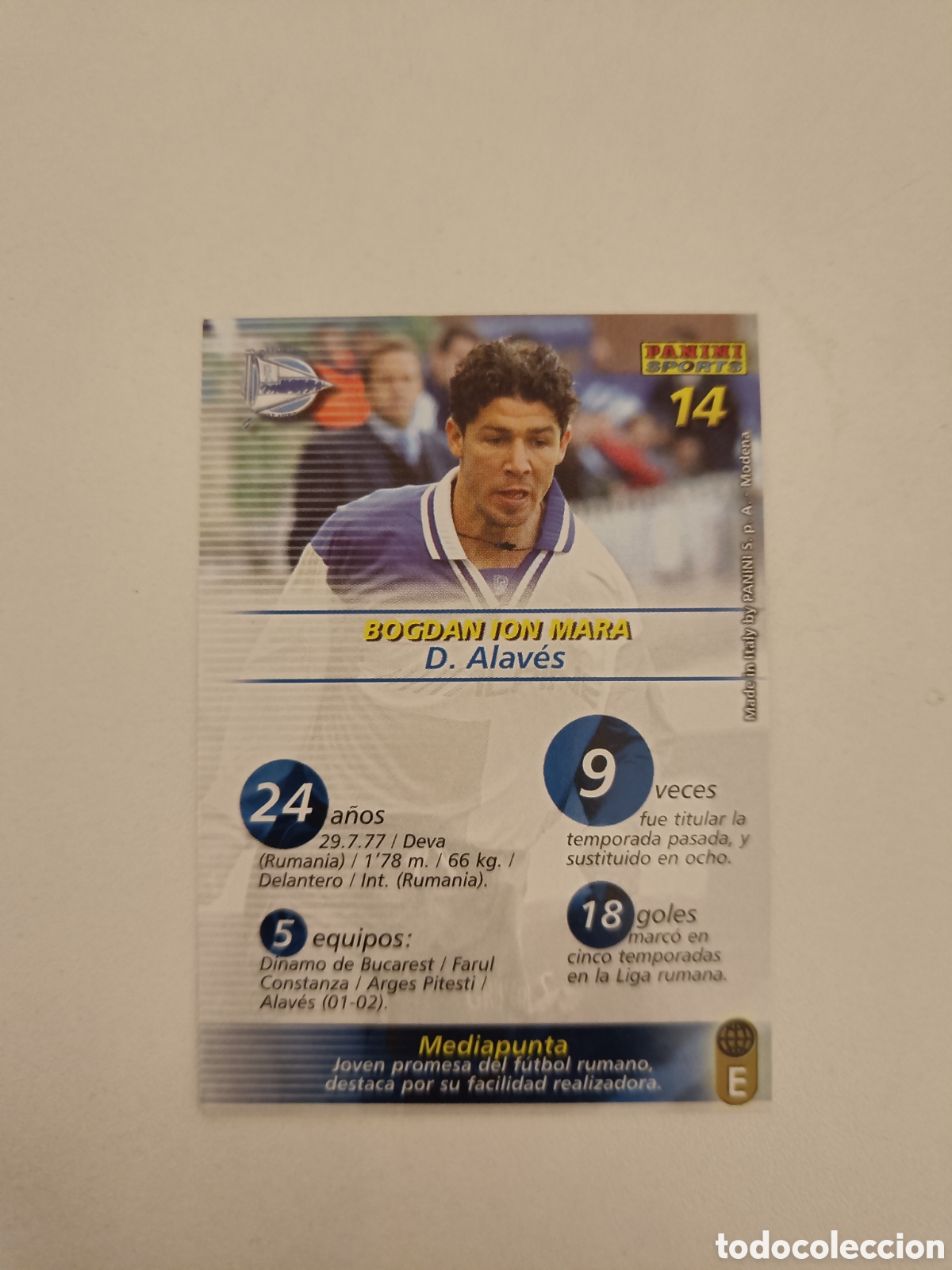 Cromos de f&uacute;tbol: Megafichas 2002-2003 n&ordm; 14 Mara - Foto 2