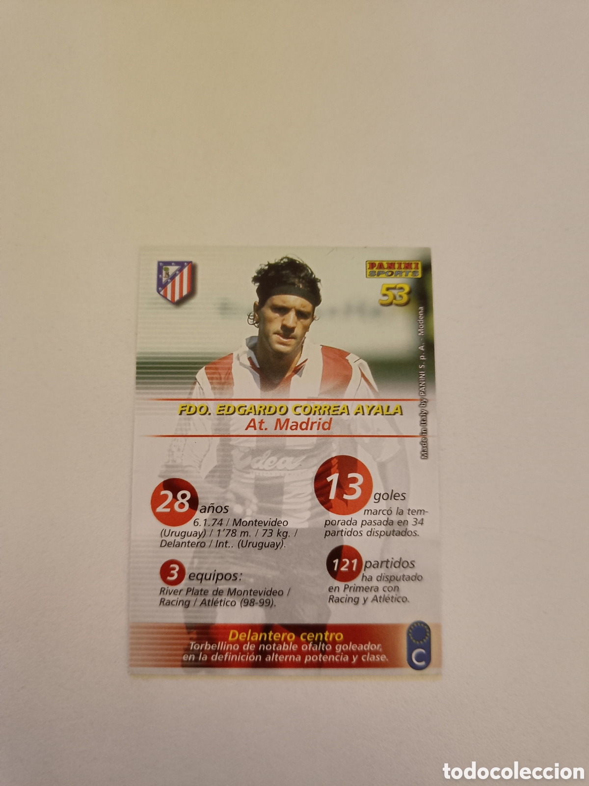 Cromos de f&uacute;tbol: Megafichas 2002-2003 n&ordm; 53 Correa - Foto 2