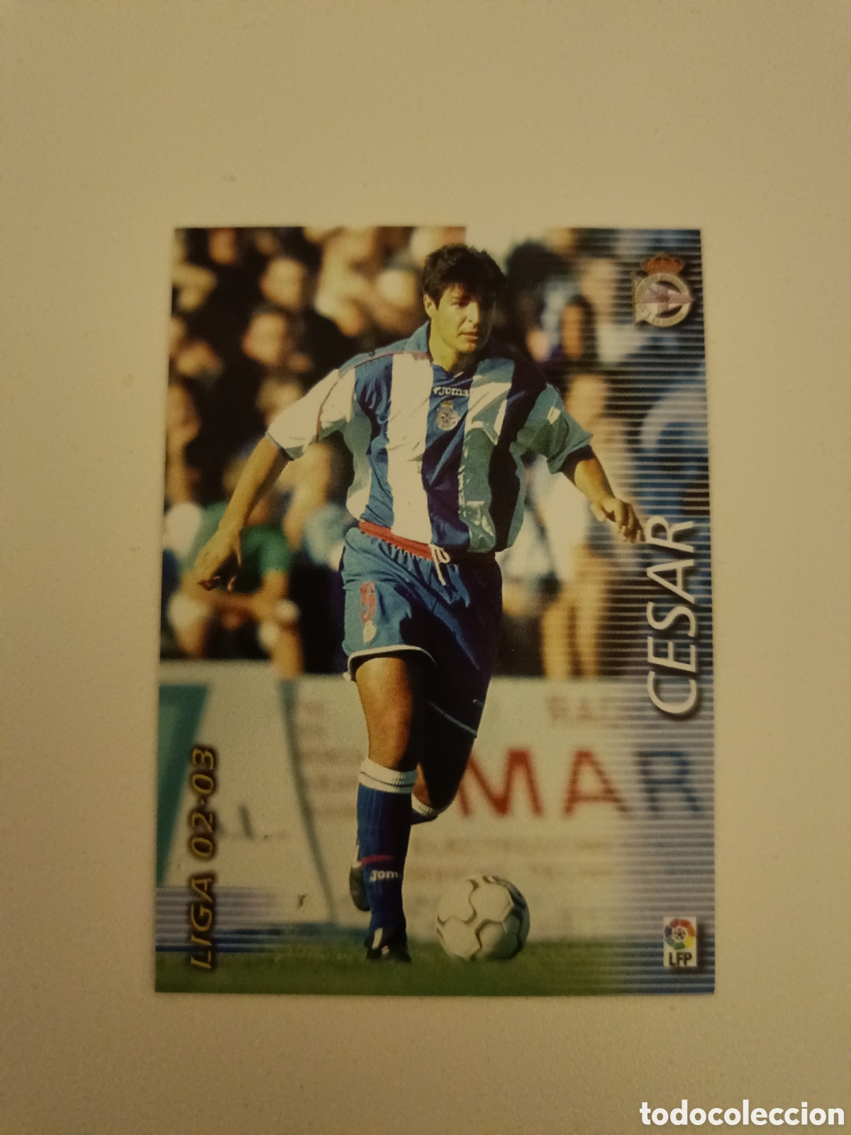 Cromos de f&uacute;tbol: Megafichas 2002-2003 n&ordm; 113 Cesar - Foto 1