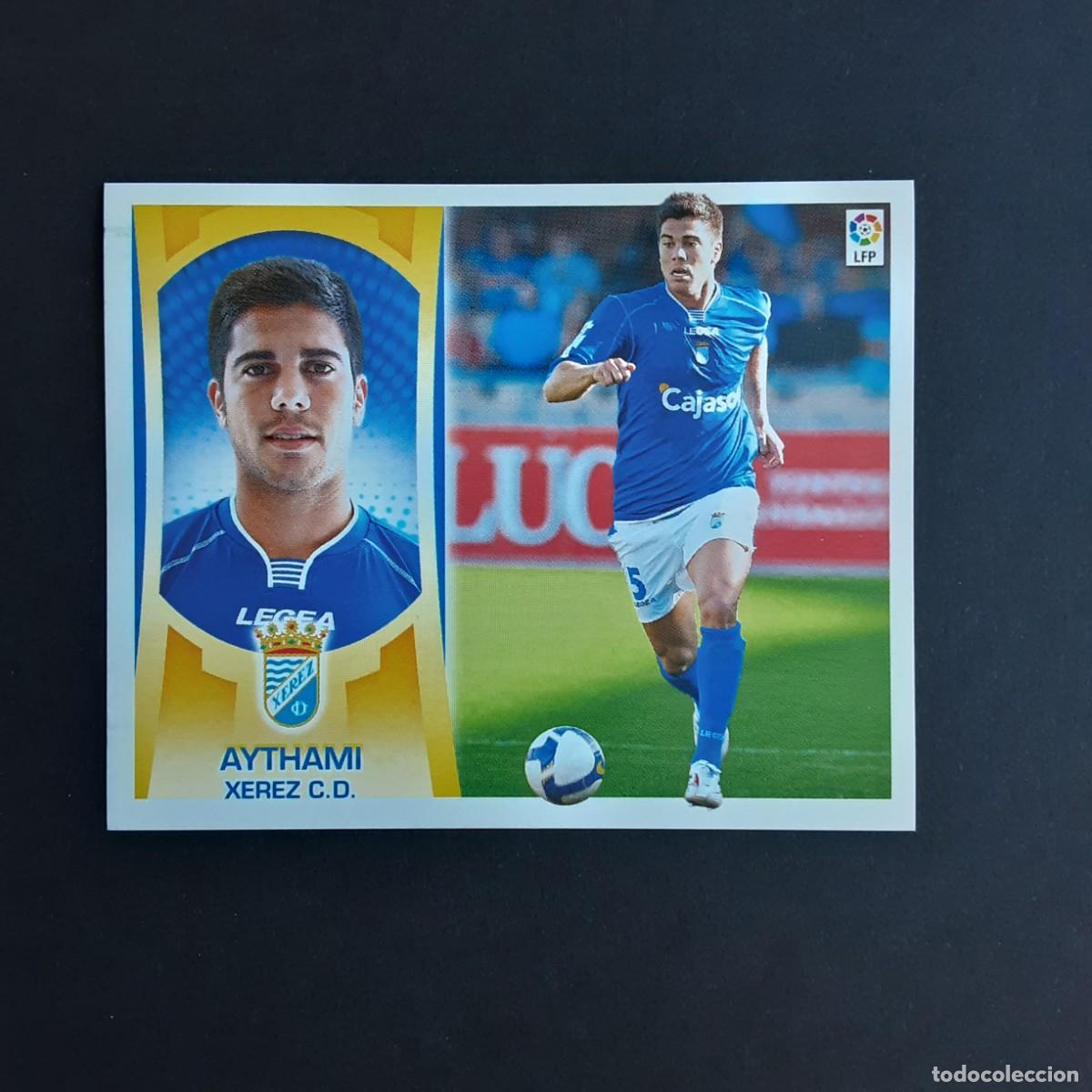 Football Stickers: CROMO LIGA 2009 2010 09 10 COLECCIONES ESTE PANINI N&ordm;4 AYTHAMI-XEREZ NUNCA PEGADO