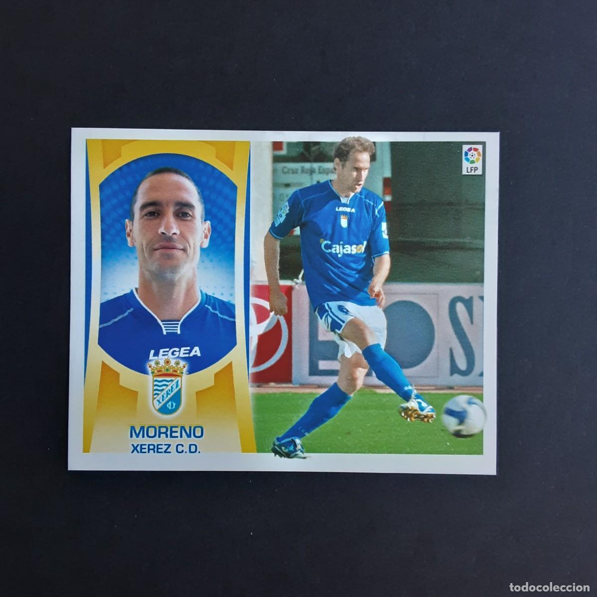 Cromos de f&uacute;tbol: CROMO LIGA 2009 2010 09 10 COLECCIONES ESTE PANINI N&ordm;8 MORENO-XEREZ NUNCA PEGADO
