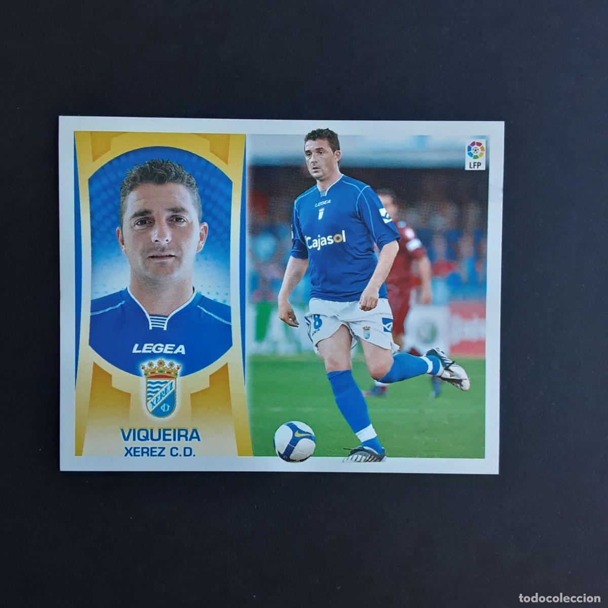 Football Stickers: CROMO LIGA 2009 2010 09 10 COLECCIONES ESTE PANINI N&ordm;10 VIQUEIRA-XEREZ NUNCA PEGADO