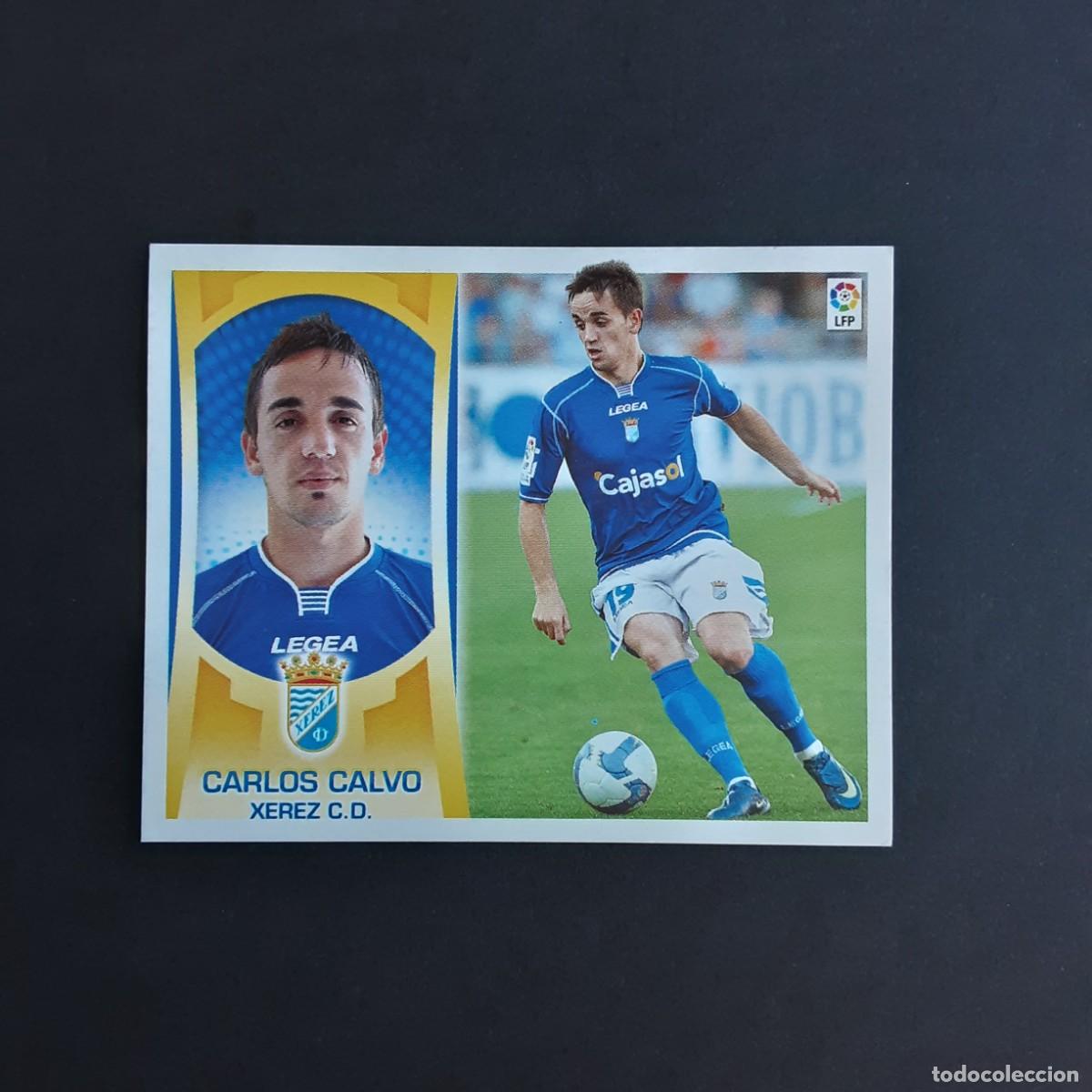 Cromos de f&uacute;tbol: CROMO LIGA 2009 2010 09 10 COLECCIONES ESTE PANINI N&ordm;11 CARLOS CALVO-XEREZ NUNCA PEGADO