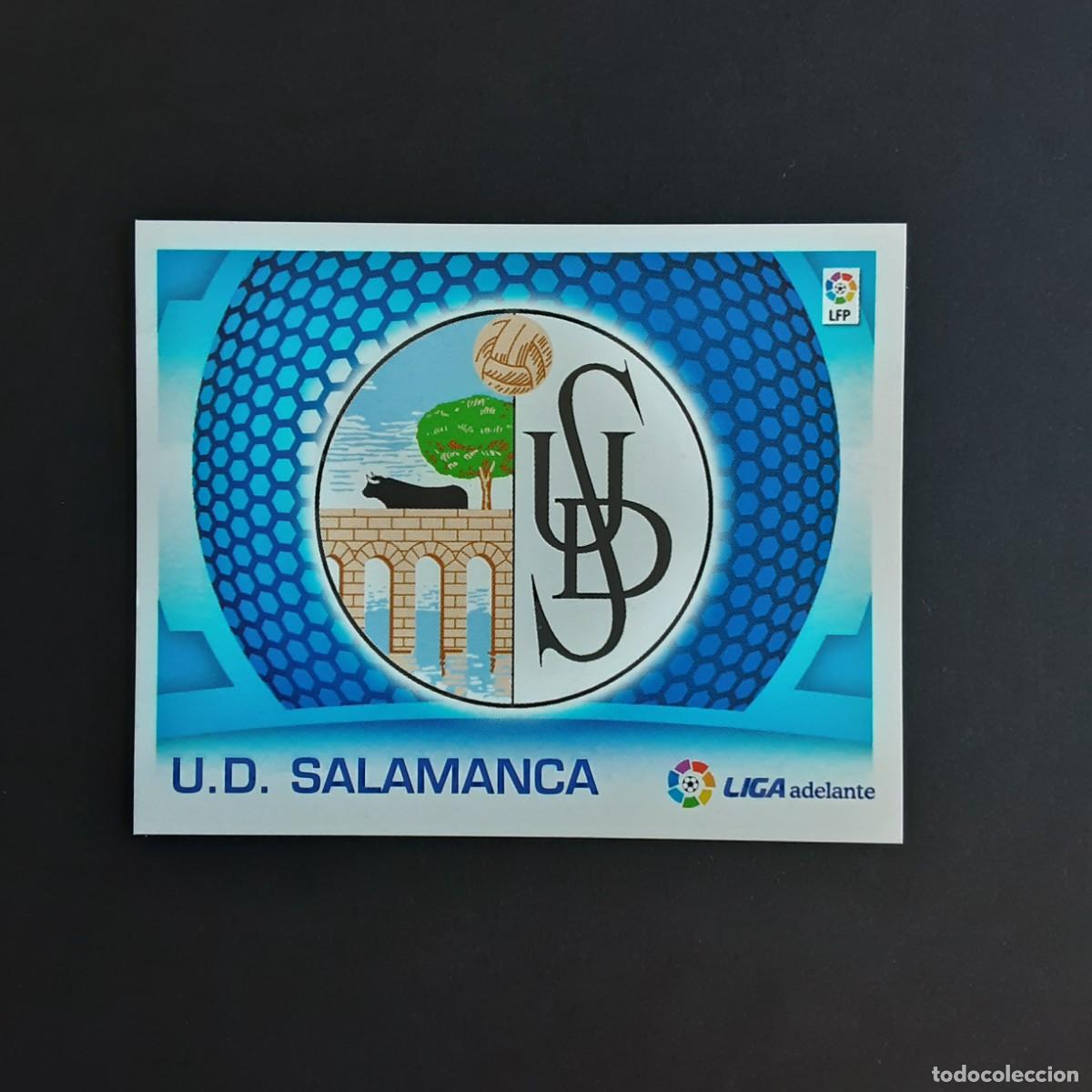 Football Stickers: CROMO LIGA 2009 2010 09 10 COLECCIONES ESTE PANINI ESCUDO 2&ordf; DIVISION SALAMANCA NUNCA PEGADO