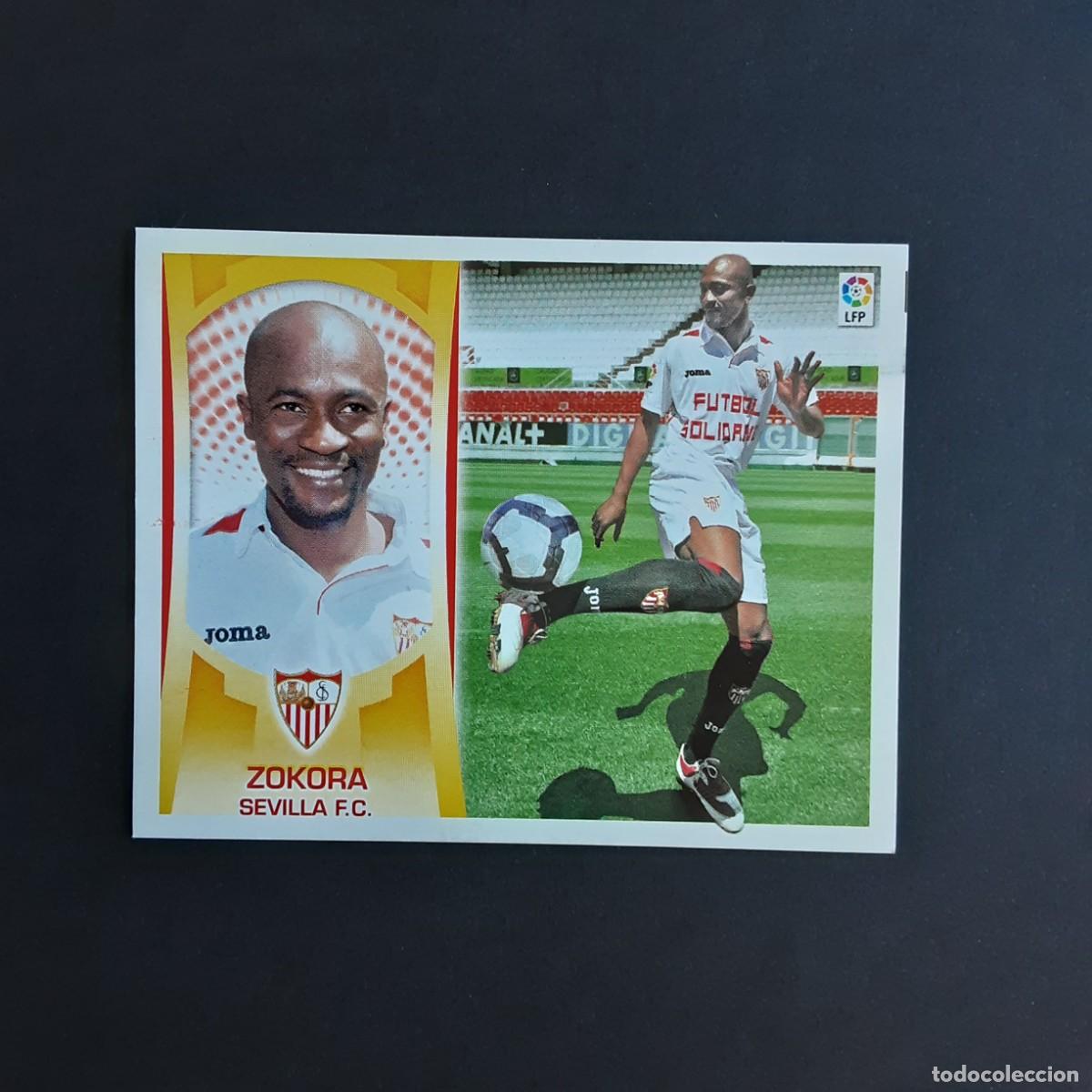 Football Stickers: CROMO LIGA 2009 2010 09 10 COLECCIONES ESTE PANINI FICHAJE N&ordm;5 ZOKORA-SEVILLA NUNCA PEGADO