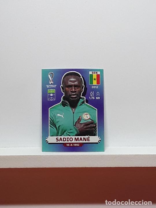 Cromos de f&uacute;tbol: MUNDIAL 2022 WORLD CUP QATAR ALBUM PANINI LIGA N SEN19 SEN 19 SENEGAL SADIO MANE