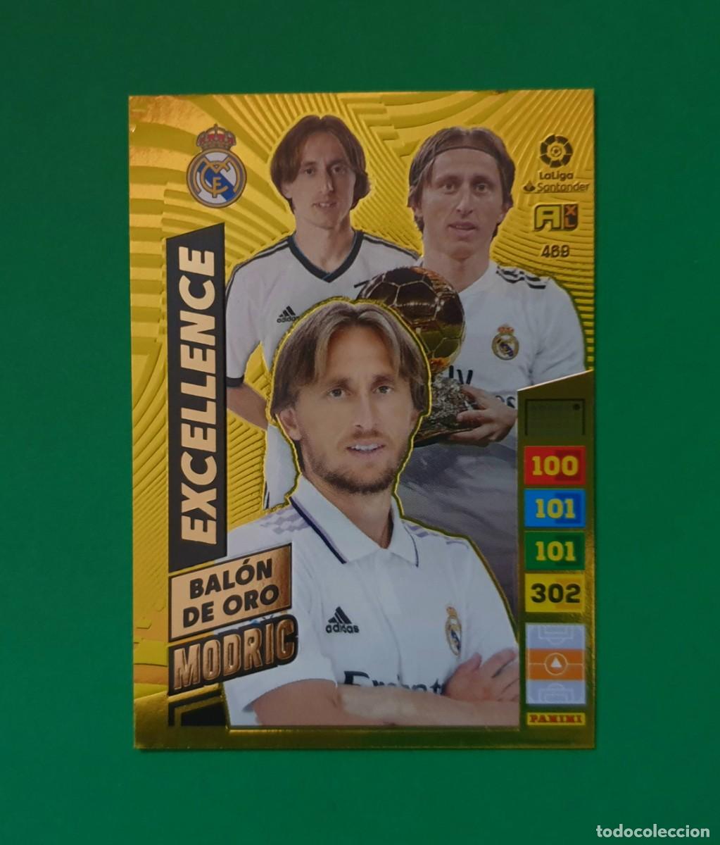Fu&szlig;ball-Sticker: 469 MODRIC (BAL&Oacute;N DE ORO EXCELLENCE) - REAL MADRID - ADRENALYN XL 2022-23 - 22/23 (NUEVO)