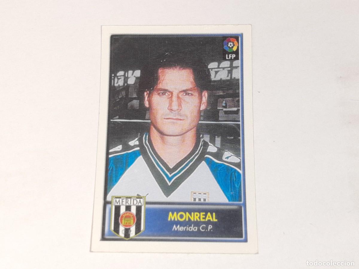 Figurine di Calcio: BOLLYCAO : ANTIGUO CROMO N&ordm; 125 - MONREAL - MERIDA C.F - FUTBOL LIGA 97 - 98 SIN PEGAR