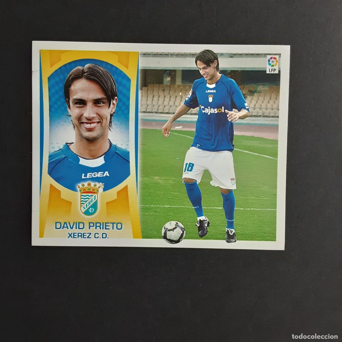 Cromos de f&uacute;tbol: CROMO LIGA 2009 2010 09 10 COLECCIONES ESTE PANINI FICHAJE N&ordm;35 DAVID PRIETO-XEREZ NUNCA PEGADO