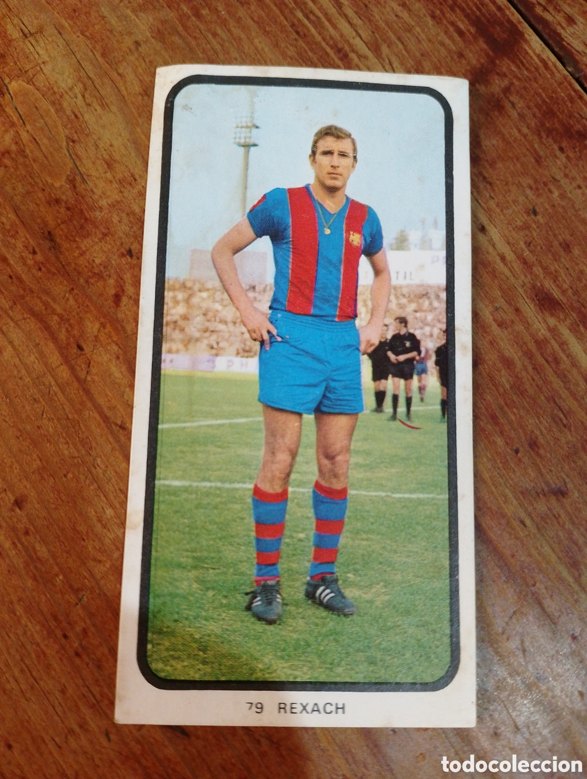 Figurine di Calcio: Cromo campeonatos nacionales de f&uacute;tbol bar&ccedil;a rexach 1973