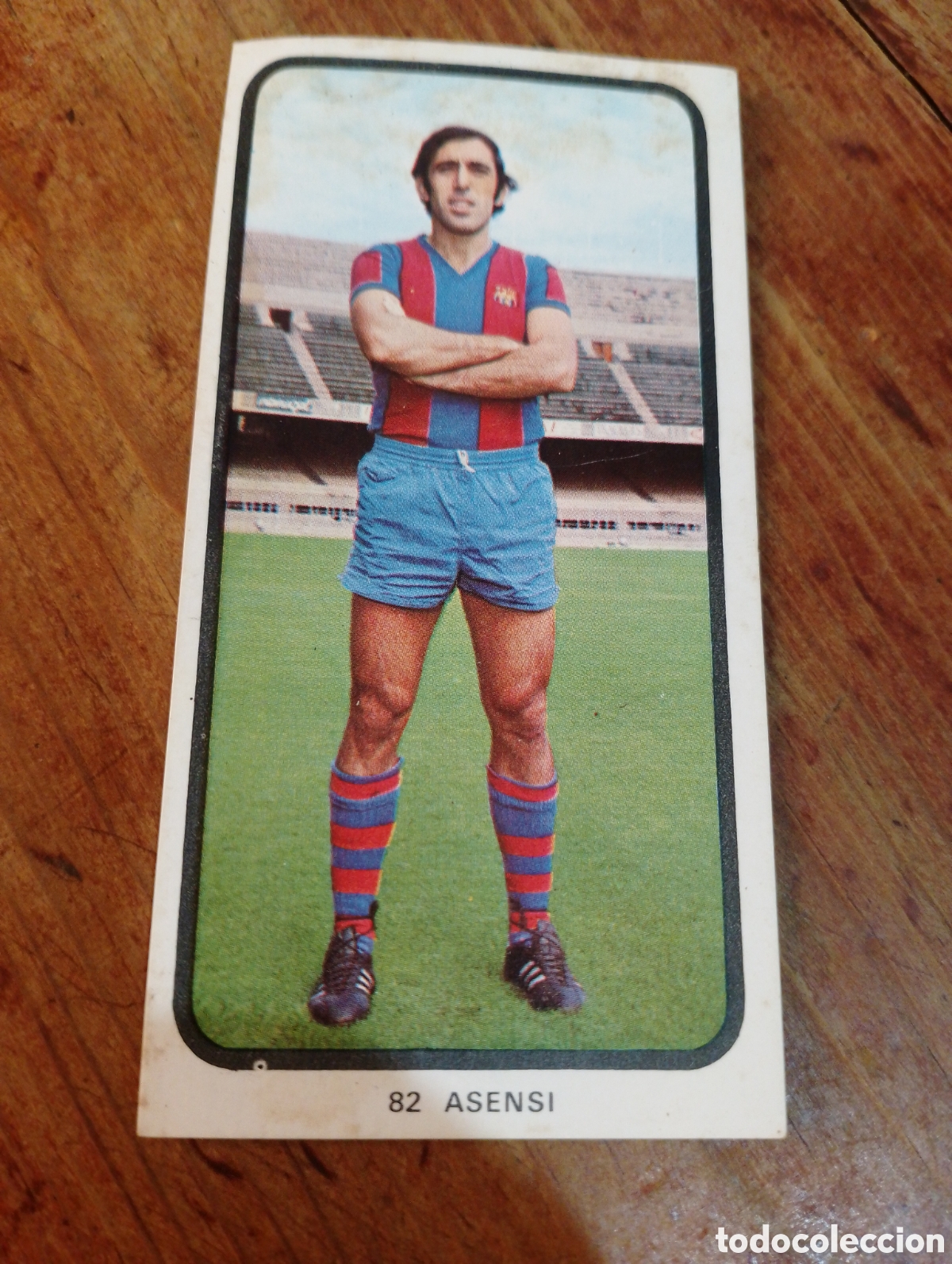 Cromos de Futebol: Cromo campeonatos nacionales de f&uacute;tbol bar&ccedil;a Asensi 1973 n&uacute;mero 82