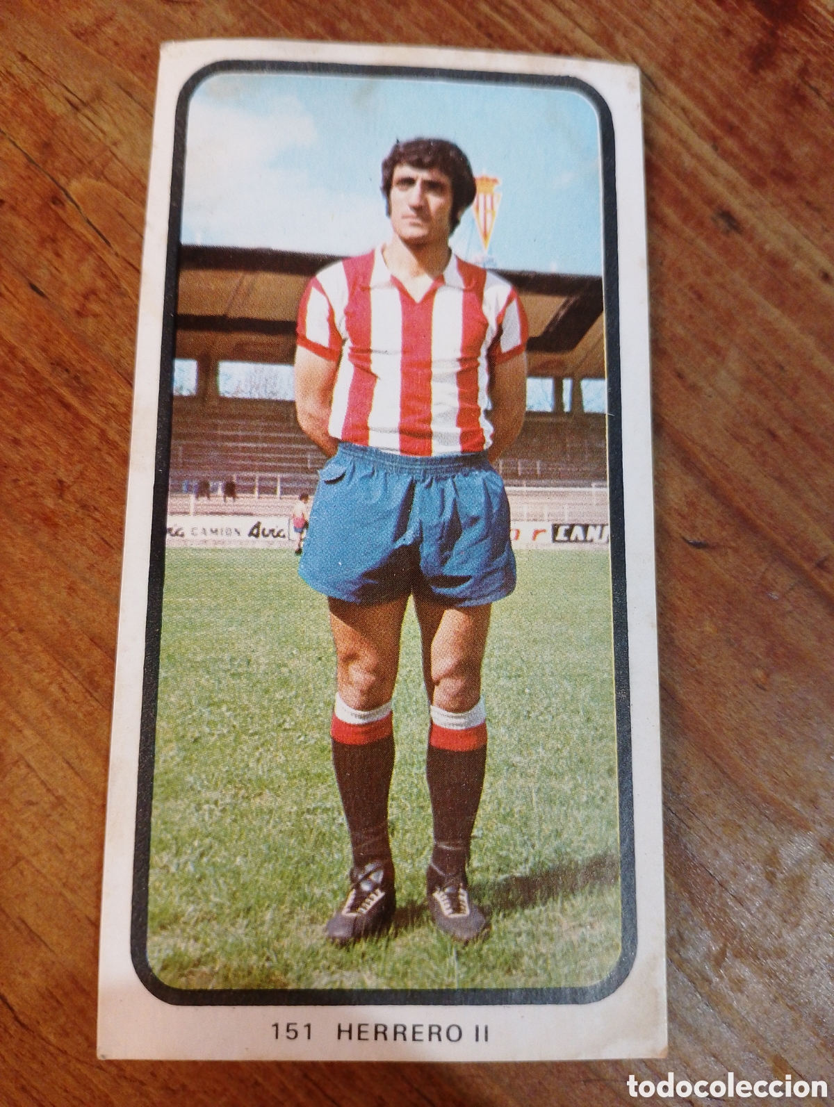 Fu&szlig;ball-Sticker: Cromo campeonatos nacionales de f&uacute;tbol 1973 Gij&oacute;n herrero n&uacute;mero 151